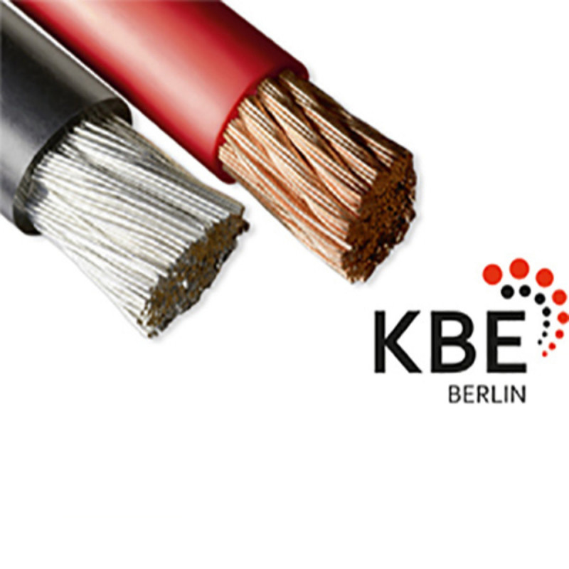 Солнечный кабель KBE черный, 6 mm2, 500 м (Германия)