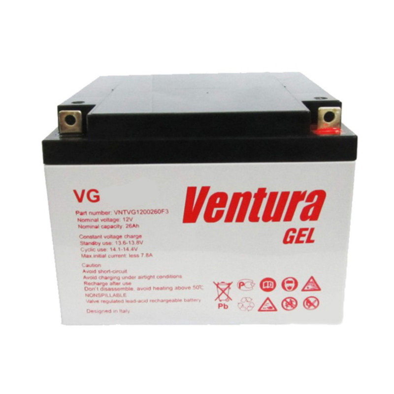 Аккумулятор Ventura VG 12- 24 Gel (GEL,12В, 24Ач)