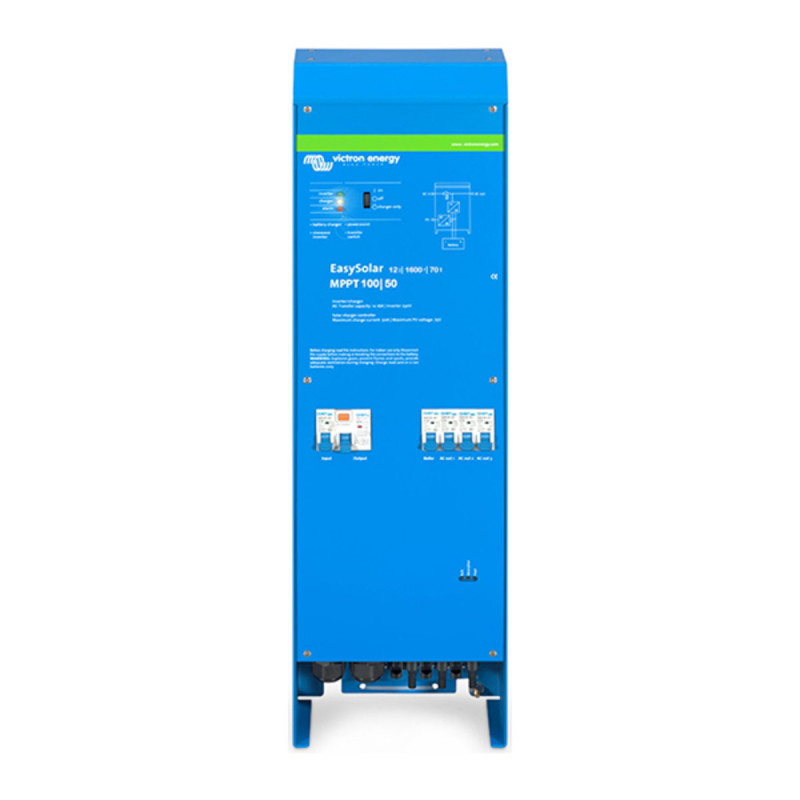 Инвертор гибридный Victron Energy EasySolar 12/1600/70-16 MPPT 100/50 (1,6 кВА/1,3 кВт, 1 фаза, 1 MPPT) Инвертор гибридный Victron Energy EasySolar 12/1600/70-16 MPPT 100/50 (1,6 кВА/1,3 кВт, 1 фаза, 1 MPPT)