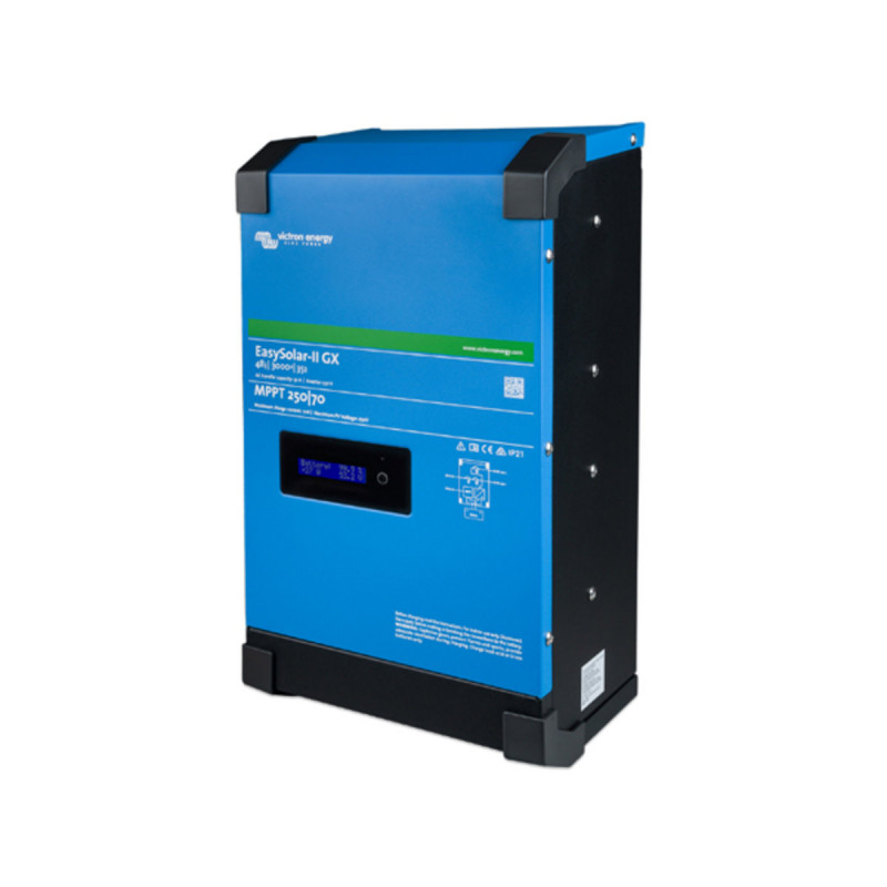 Инвертор гибридный Victron Energy EasySolar-II 48/3000/35-32 MPPT 250/70 GX (3 кВА/2,4 кВт, 1 фаза, 1 MPPT) Инвертор гибридный Victron Energy EasySolar-II 48/3000/35-32 MPPT 250/70 GX (3 кВА/2,4 кВт, 1 фаза, 1 MPPT)